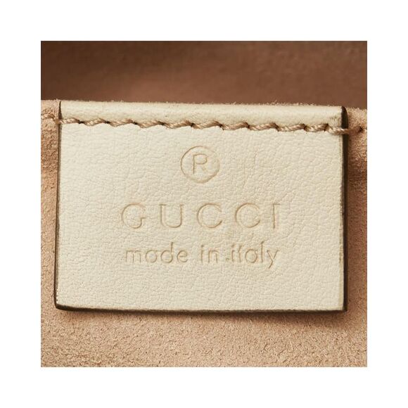 Pre Loved Gucci  GG Supreme Canvas Padlock Mini Top Handle Bag  BeigeMulticolor - Picture 8 of 8